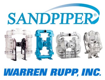 Sandpiper air-operated double diaphragm (AODD) pump